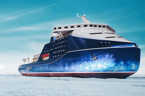 ساخت بزرگترین کشتی یخ شکن جهان برای توسعه صادرات روسیه