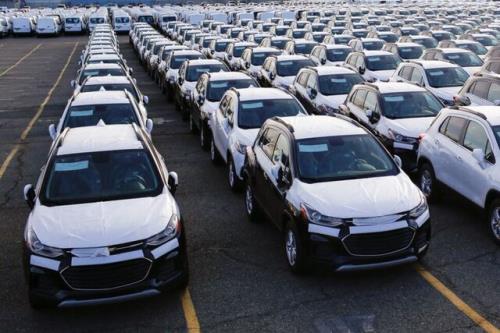 کاهش فروش خودرو های جدید در ایالات متحده