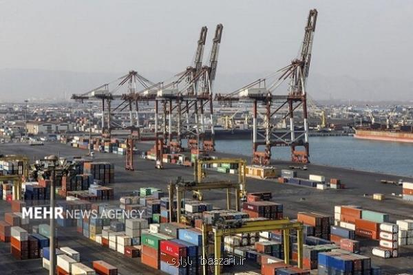 تجارت ۵ و هشت دهم میلیارد دلاری در فروردین سهم ۳ میلیارد دلاری صادرات