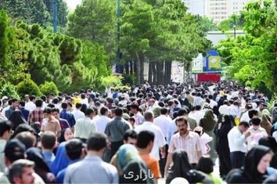 حدود ۱۱ نفر از هر ۱۰۰ ایرانی در تهران ساكن هستند